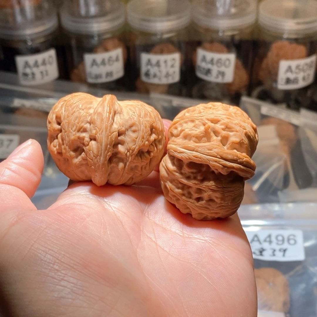 吊坠文玩核桃粉****?44全品元宝