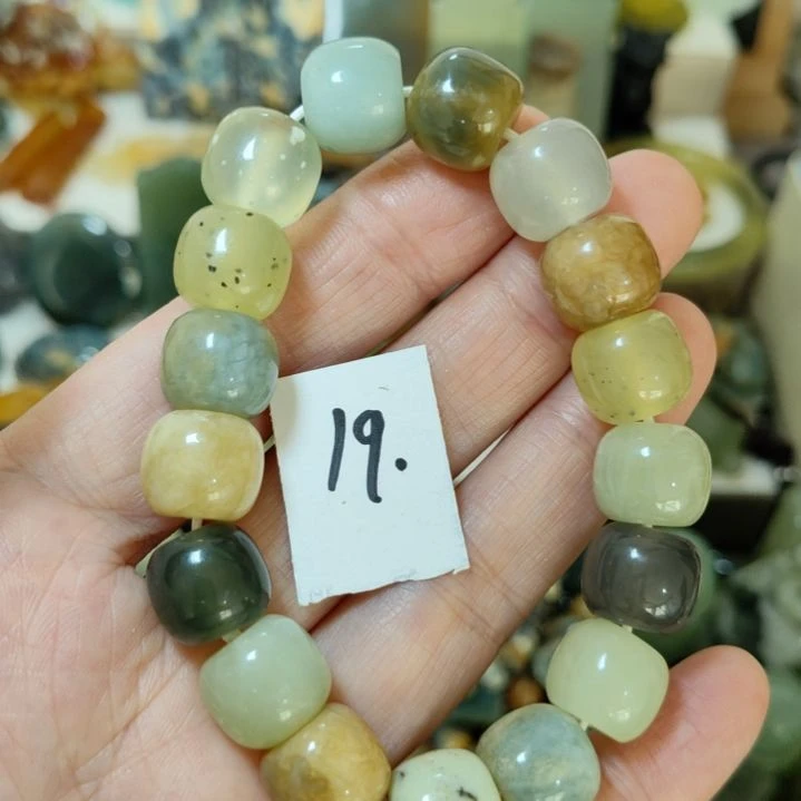 岫玉未镶嵌手串手串