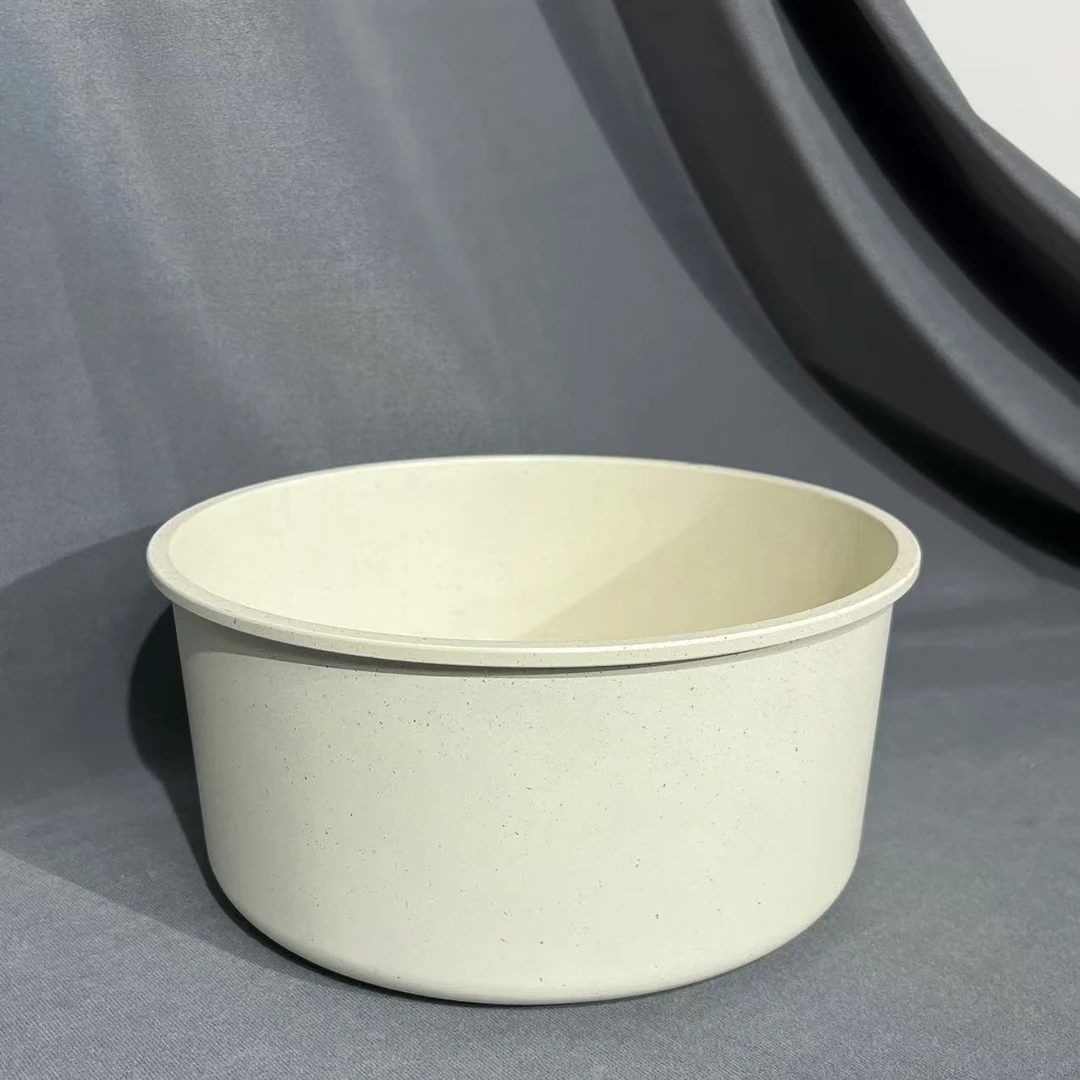 麦饭石 奶锅不粘锅 20cm白色 不带手柄（微瑕，介意勿拍）