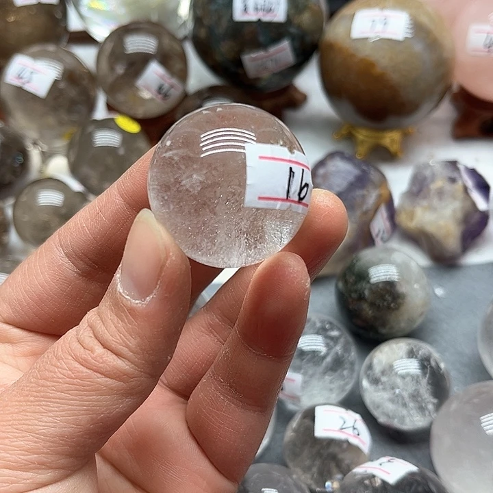 水晶50克白水晶球未镶嵌