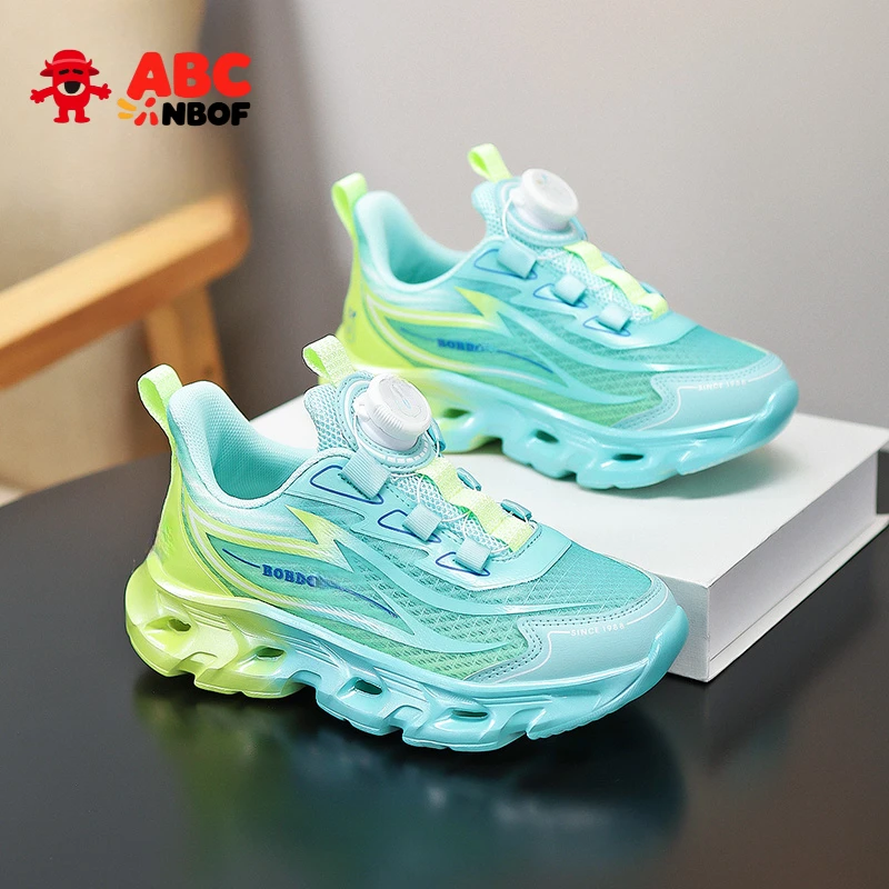 ABC NBOF男童跑步鞋6-12夏季新款网面透气中大童男孩子儿童运动鞋