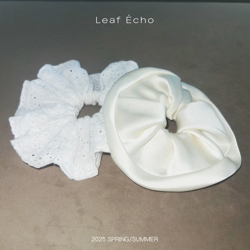 Leaf Echo法式复古真丝头饰