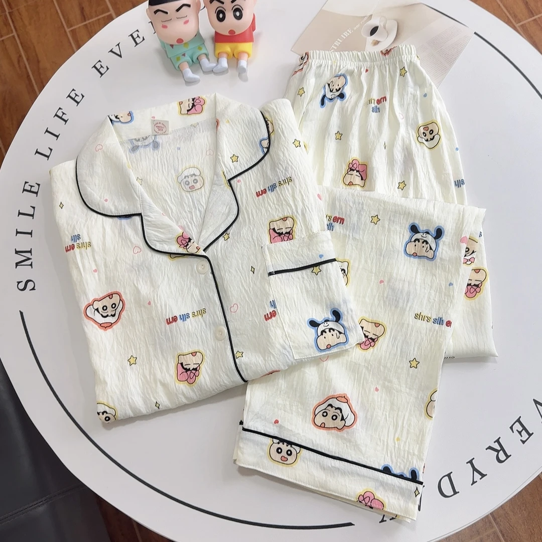 家居家服高级感ins大码睡衣女孩大码胖mm宽松孩爆款2025新款夏季