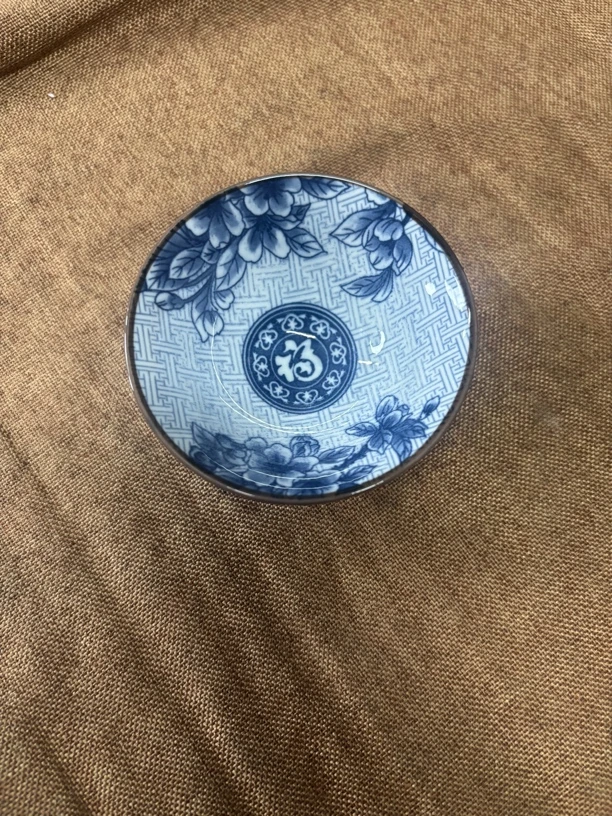 中式茶具青花茶杯