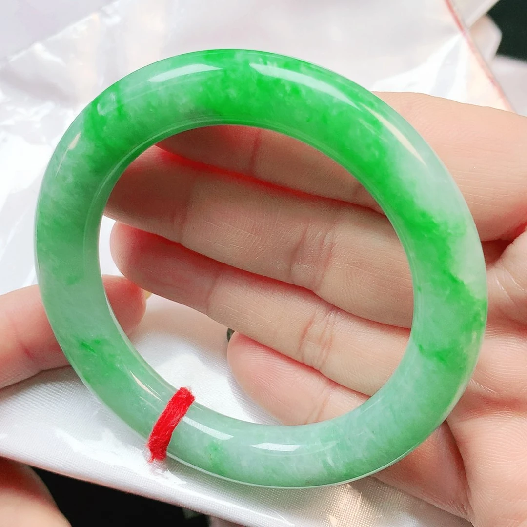 未镶嵌手镯翡翠圆条2874