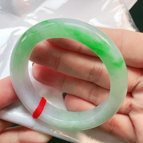 未镶嵌手镯翡翠正圈2162