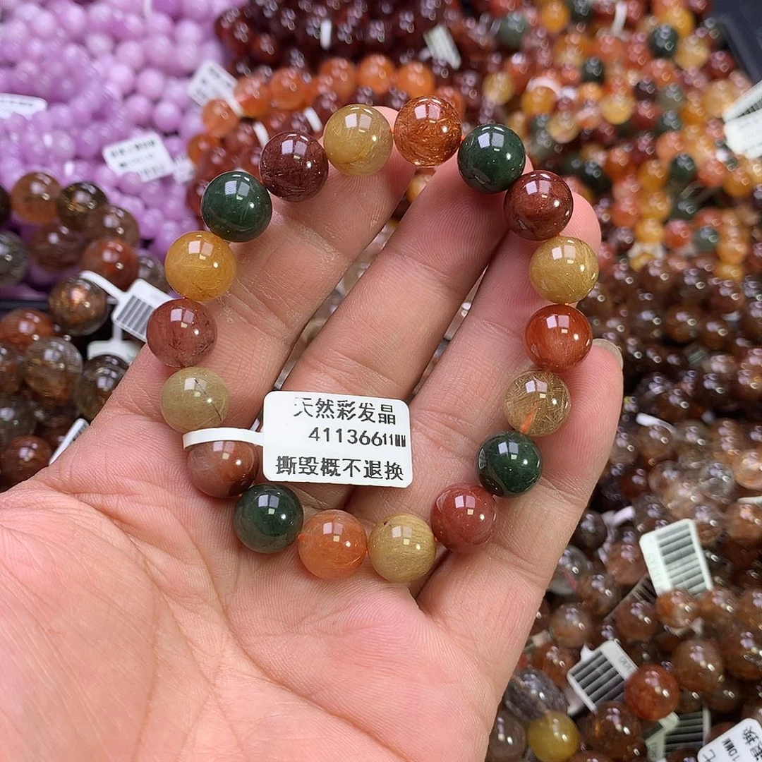 水晶手链未镶嵌，