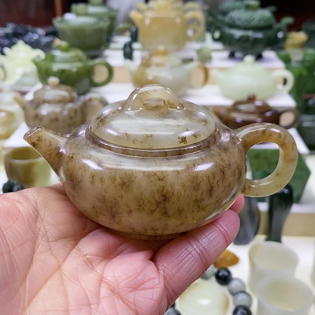 和田玉茶壶未镶嵌