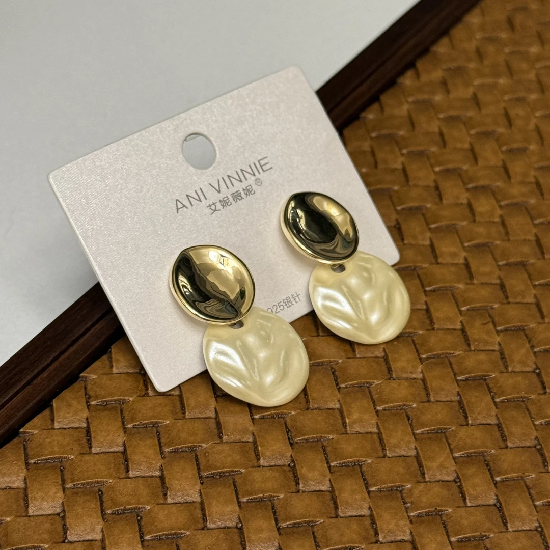 铜合金耳饰 1537 超高版 艾妮家韩系高级感时尚耳环