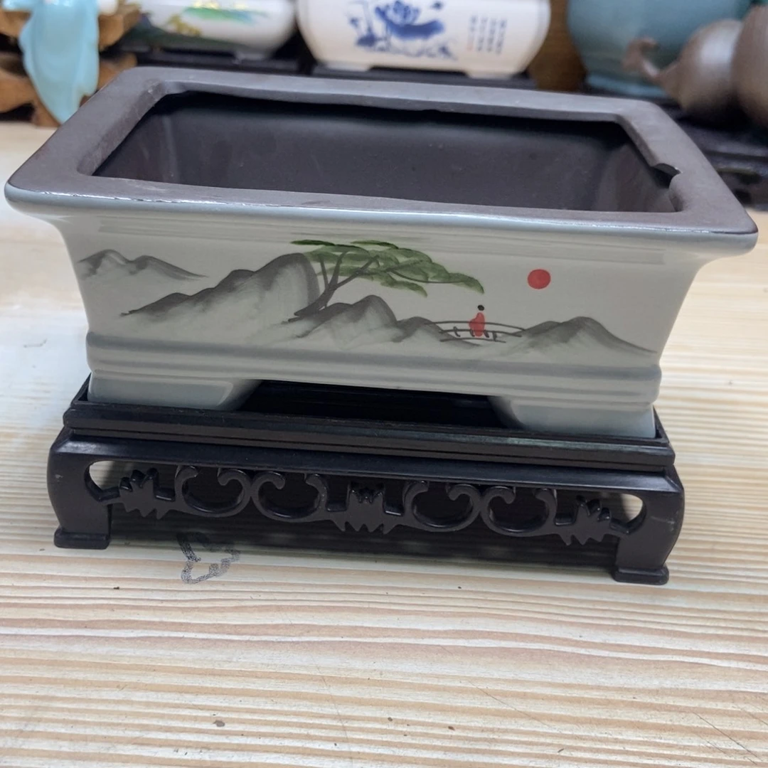 瓷片陶瓷花盆陶瓷艺术