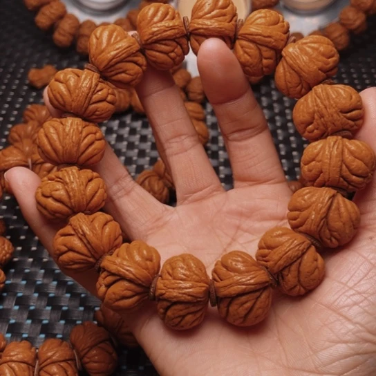 桃核手串龙纹桃核