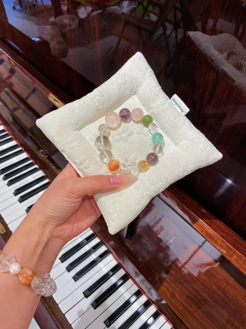 【初见】耶耶原创天然多宝水晶女士单圈