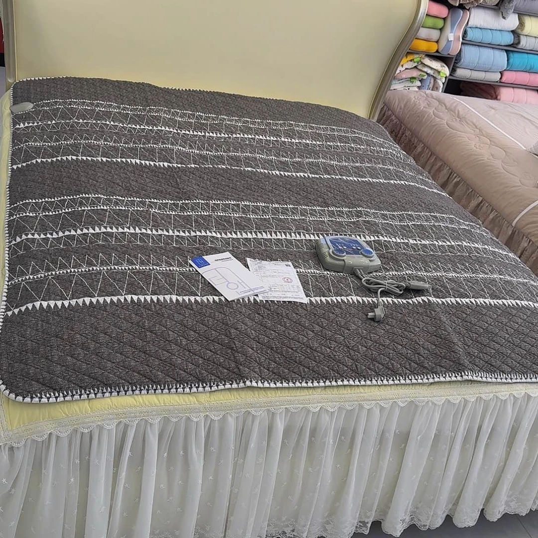 棉花韩国进口电褥子抗菌灰色180×200