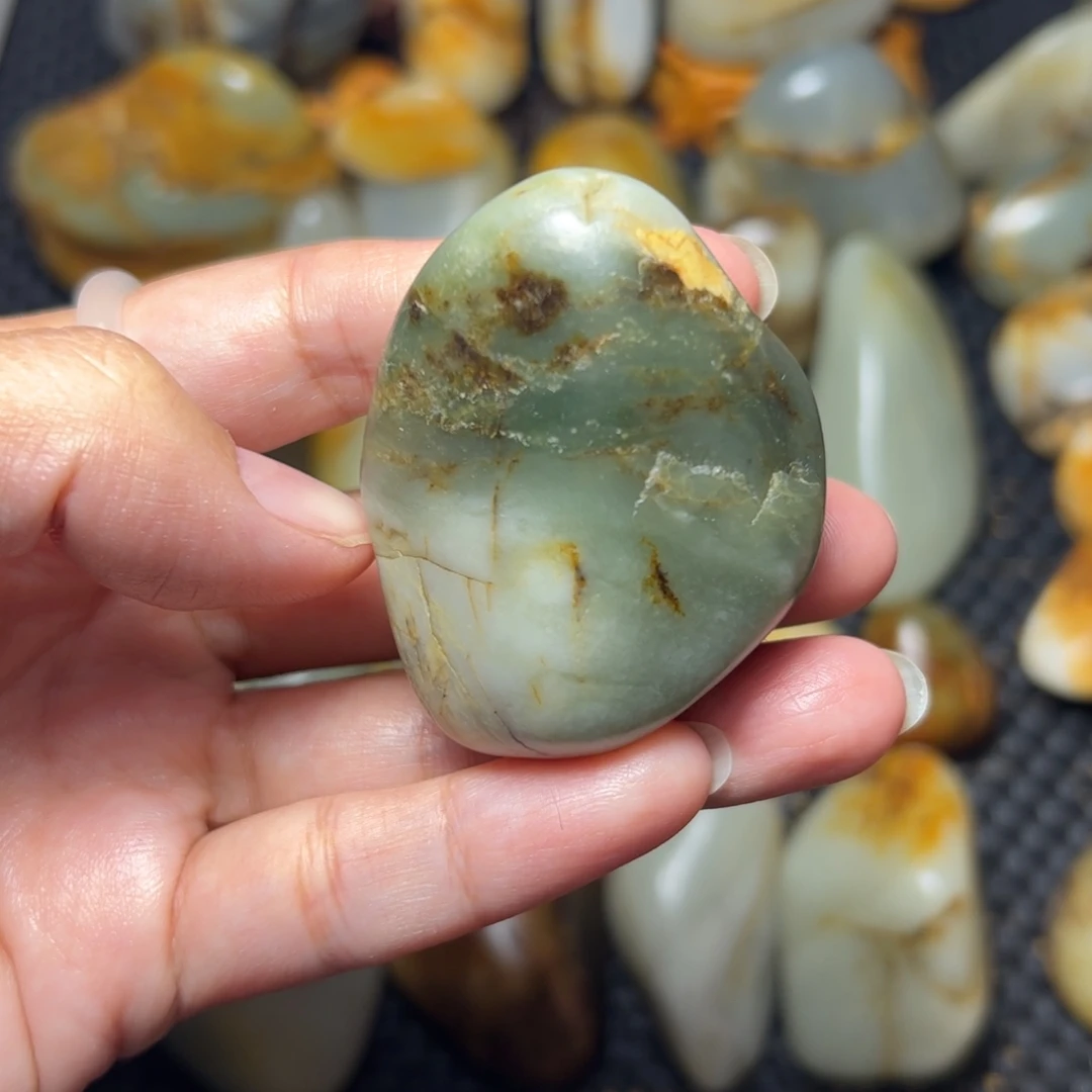 和田玉未镶嵌挂件A3