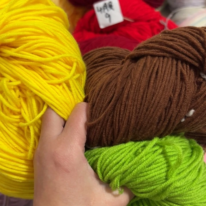 三醋酯纤维5股向日葵组合每个颜色2把