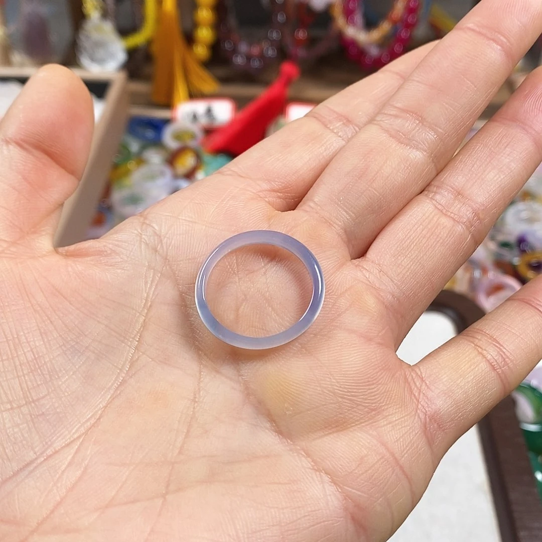 玛瑙/玉髓戒指未镶嵌M****鱼