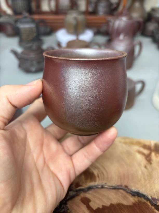 钦州坭兴陶陆窑柴烧 杯主人杯120ml