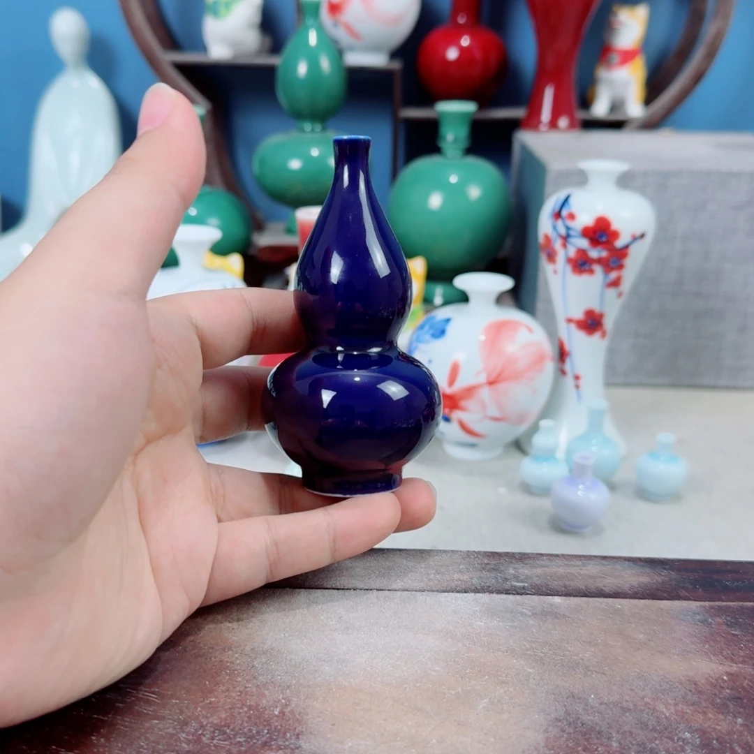 陶瓷手工小花器摆件