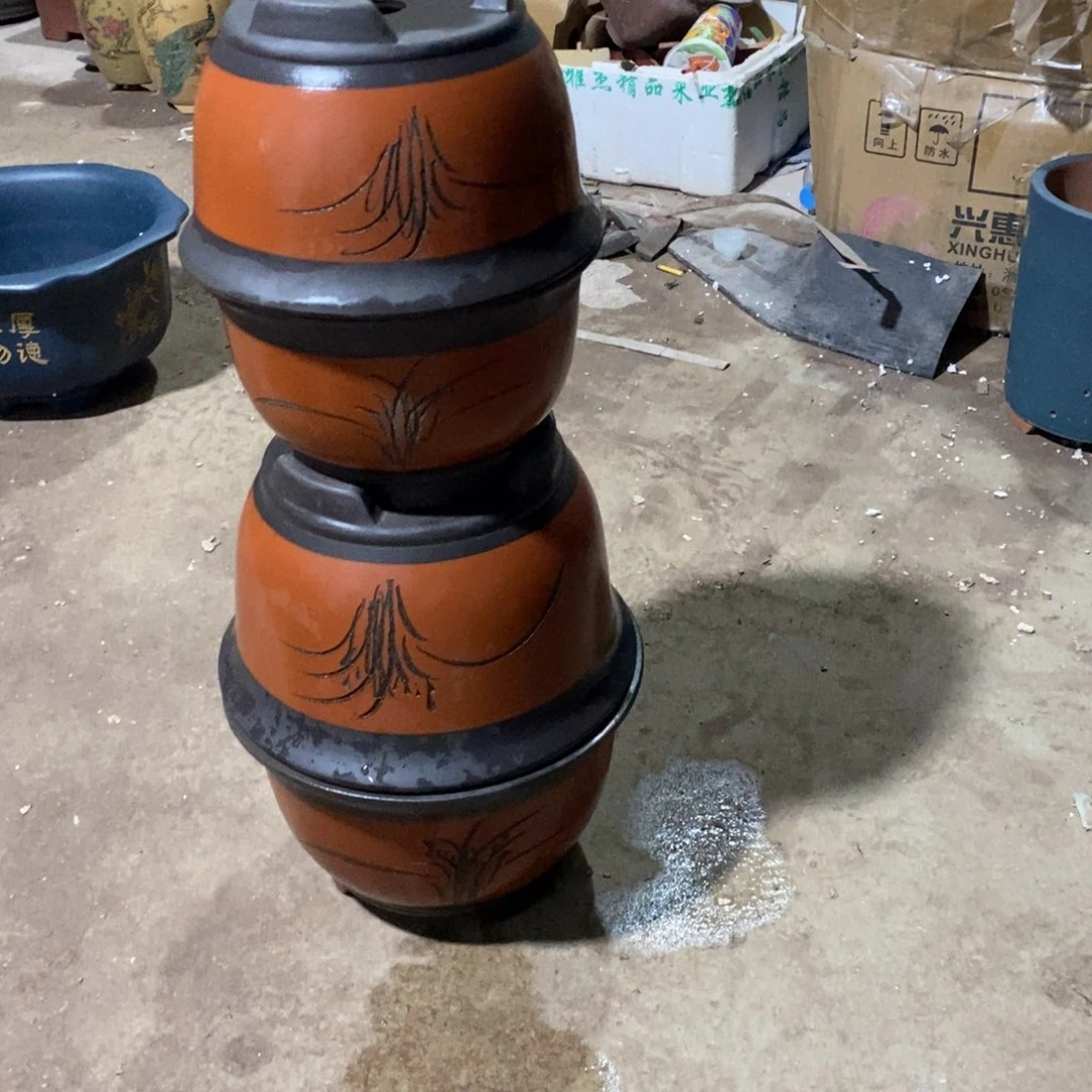 紫砂花盆口径口径19 12 15 18