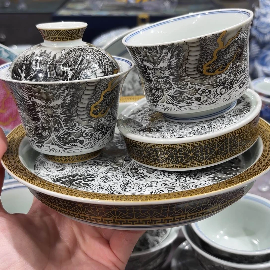 瓷片景德镇瓷器艺术半手