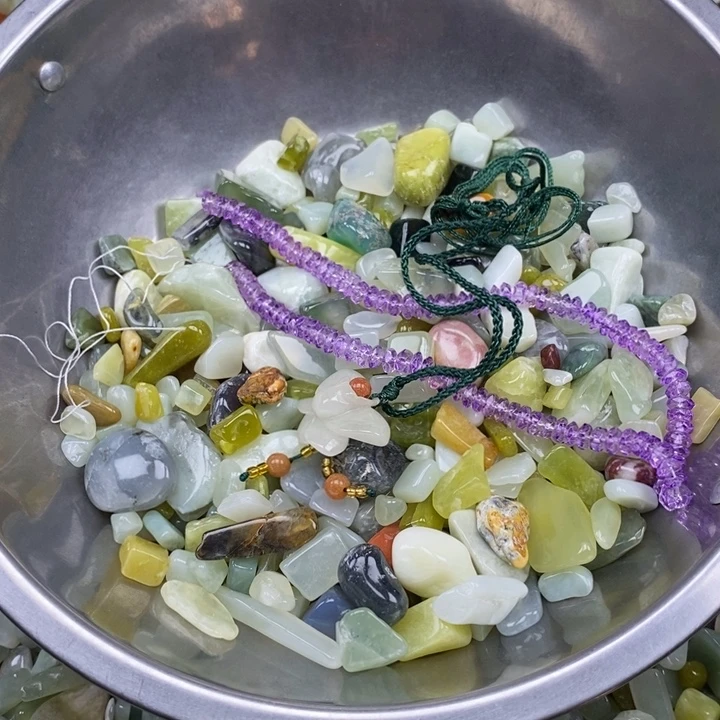 蛇纹石玉未镶嵌鱼缸石