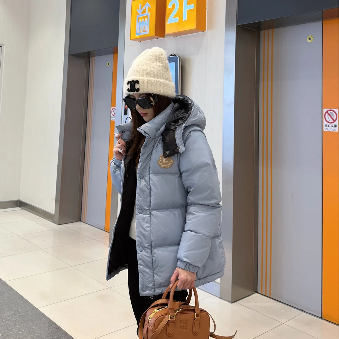 YYZS.24高定走秀款可拆卸袖帽时尚国标加厚款羽绒服0808