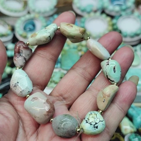 绿松石手链银S925镶嵌