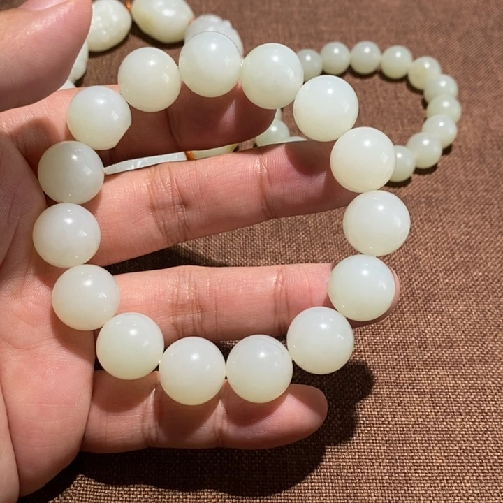 和田玉未镶嵌颈饰O*哥