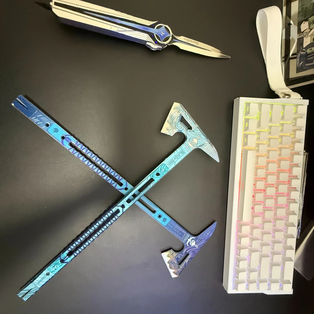 三角洲行动周边黑海战斧金属武器模型男孩玩具