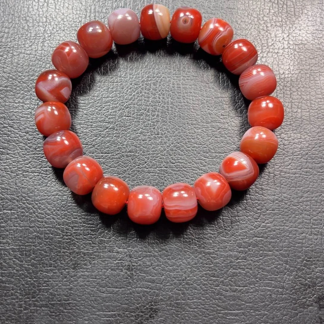 南红玛瑙未镶嵌老型单圈特色