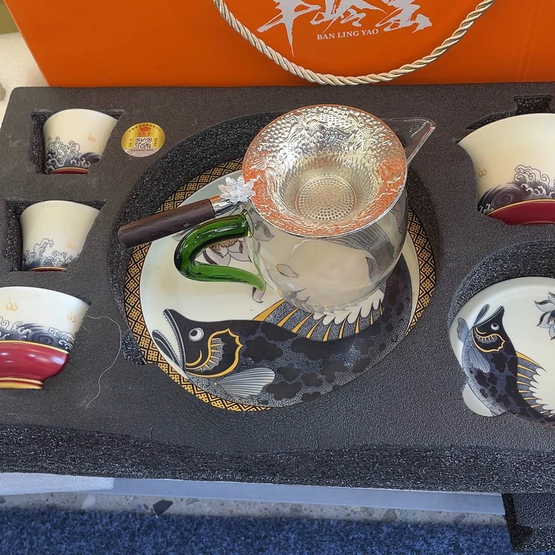 陶景德陶瓷盖碗茶具