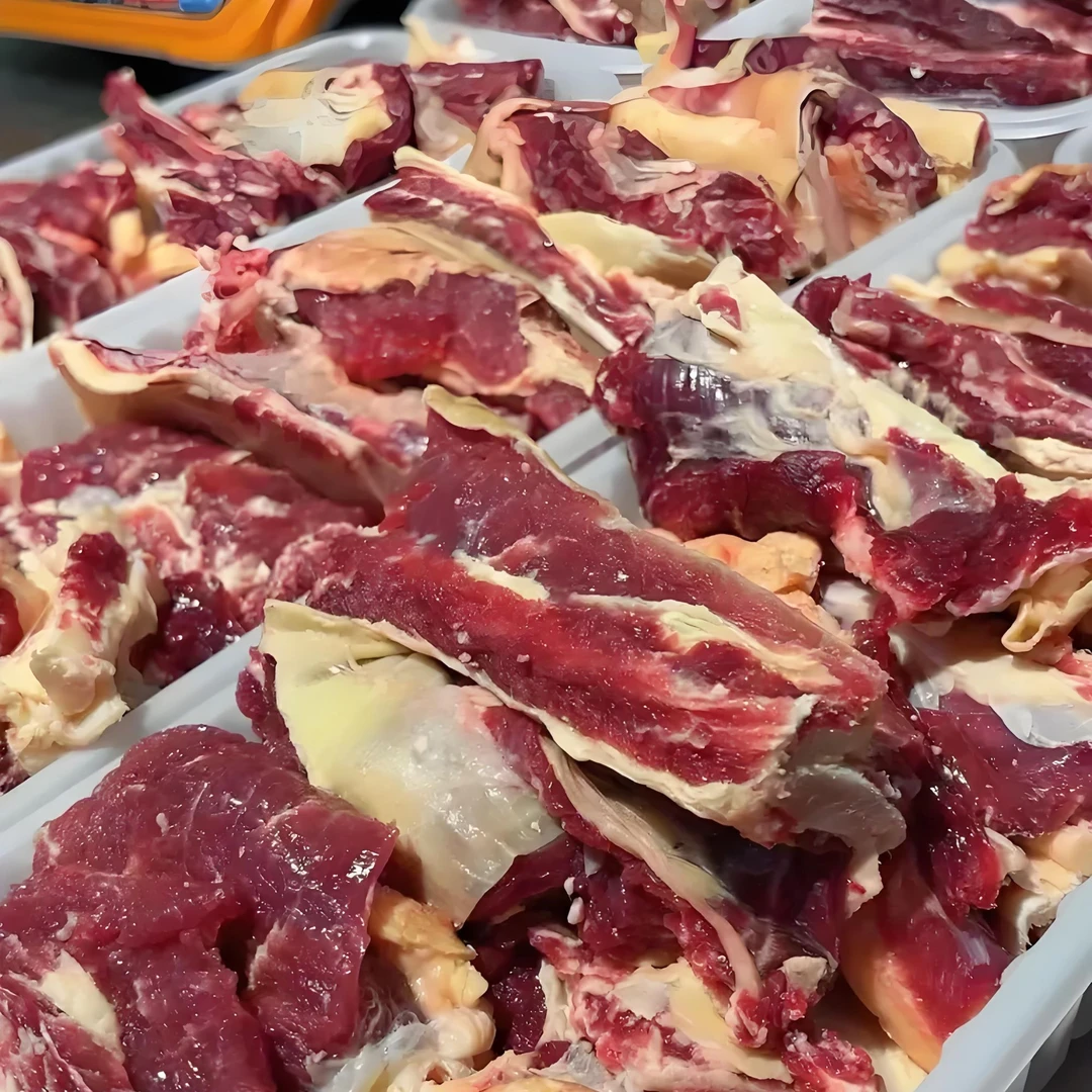 原切牛排鲜肉锡盟笨牛黄膘牛排5斤