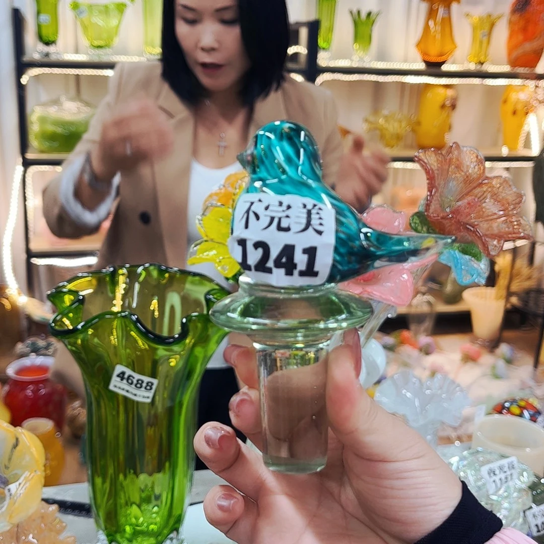 1241 家悦美居琉璃摆件不完美