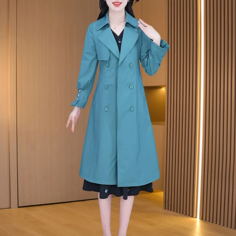 杭州意法风衣女款新款春秋季今年流行爆款贵夫人品牌超火减龄大衣