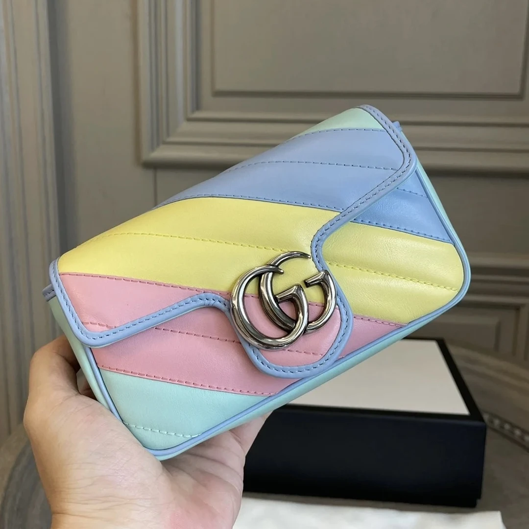 GUCCI/古驰 单肩包 棉花糖marmont mini mx7868/2506