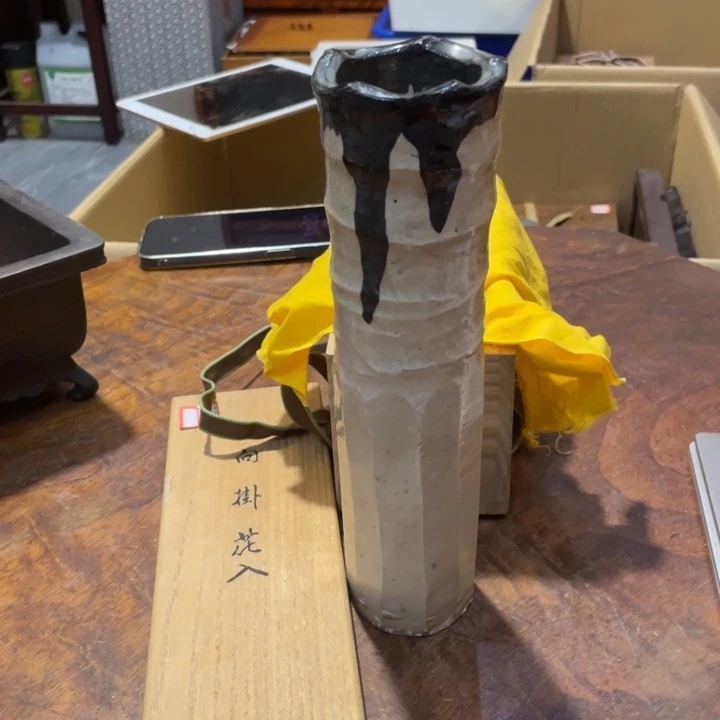 陶瓷小六古美术工艺品