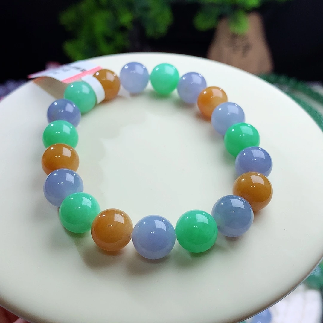 未镶嵌手串翡翠卡10mm