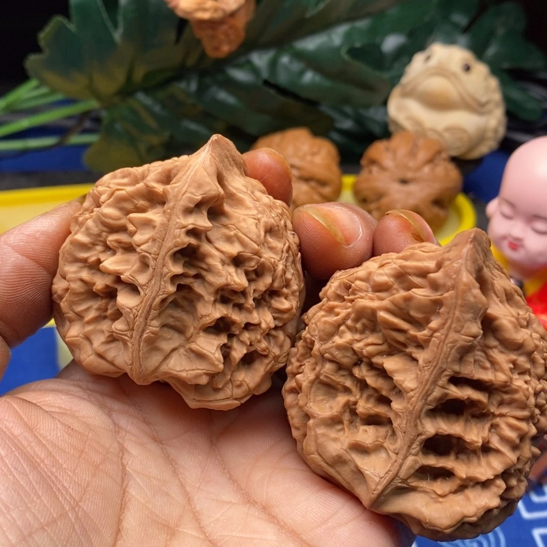 吊坠文玩核桃木**凡半壁