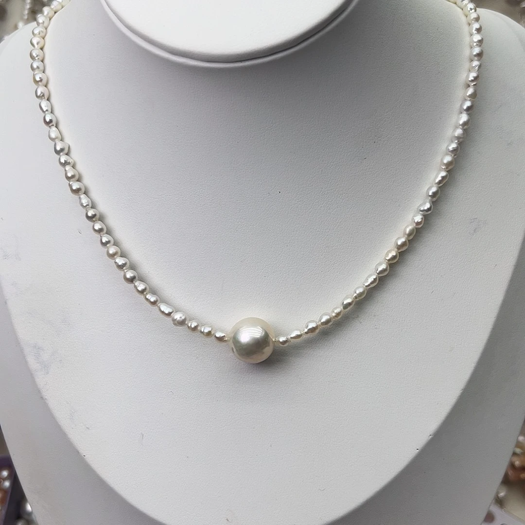 未镶嵌淡水珍珠颈饰