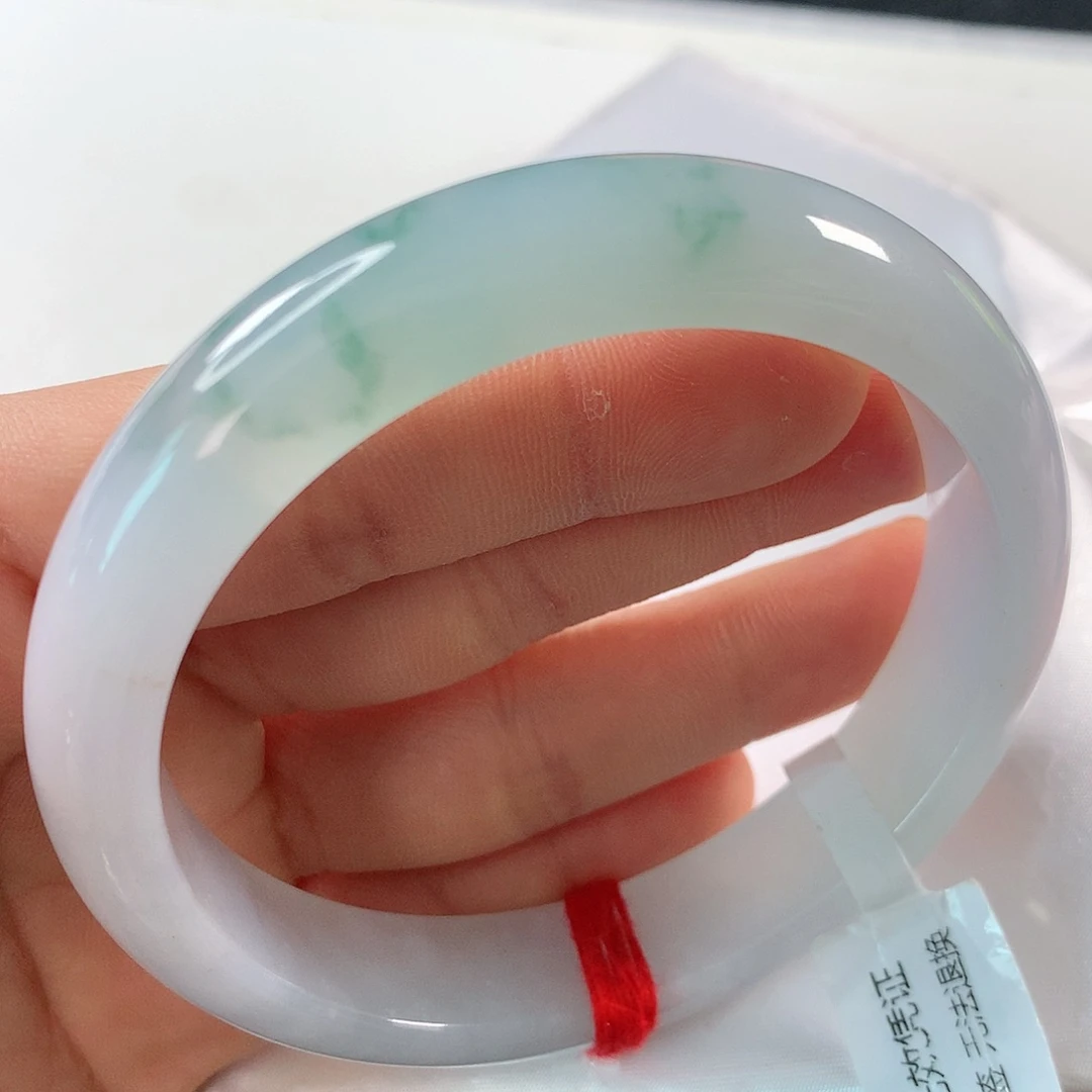 翡翠手镯未镶嵌 正圈⑨⑥