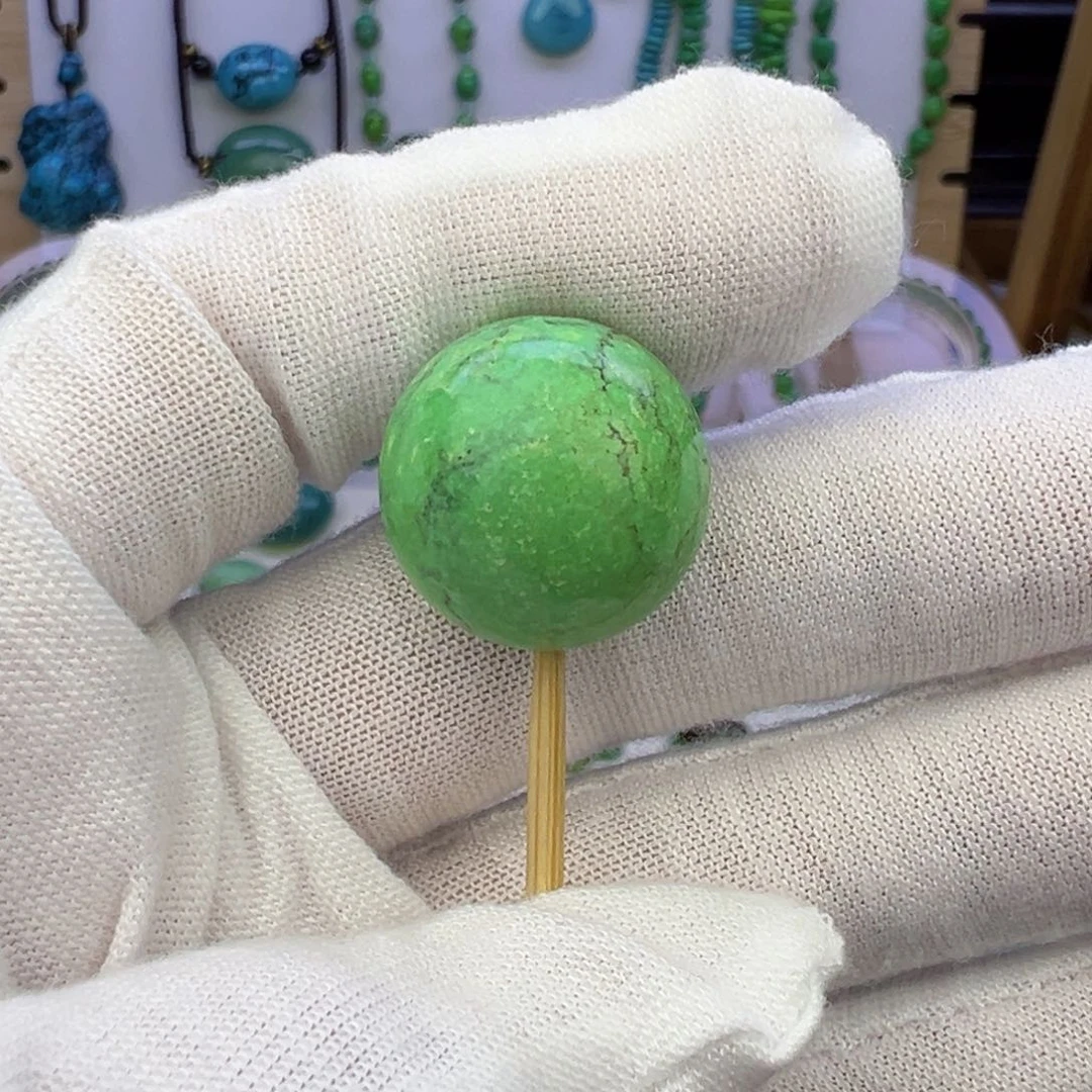 菜籽黄圆珠18.5mm兰