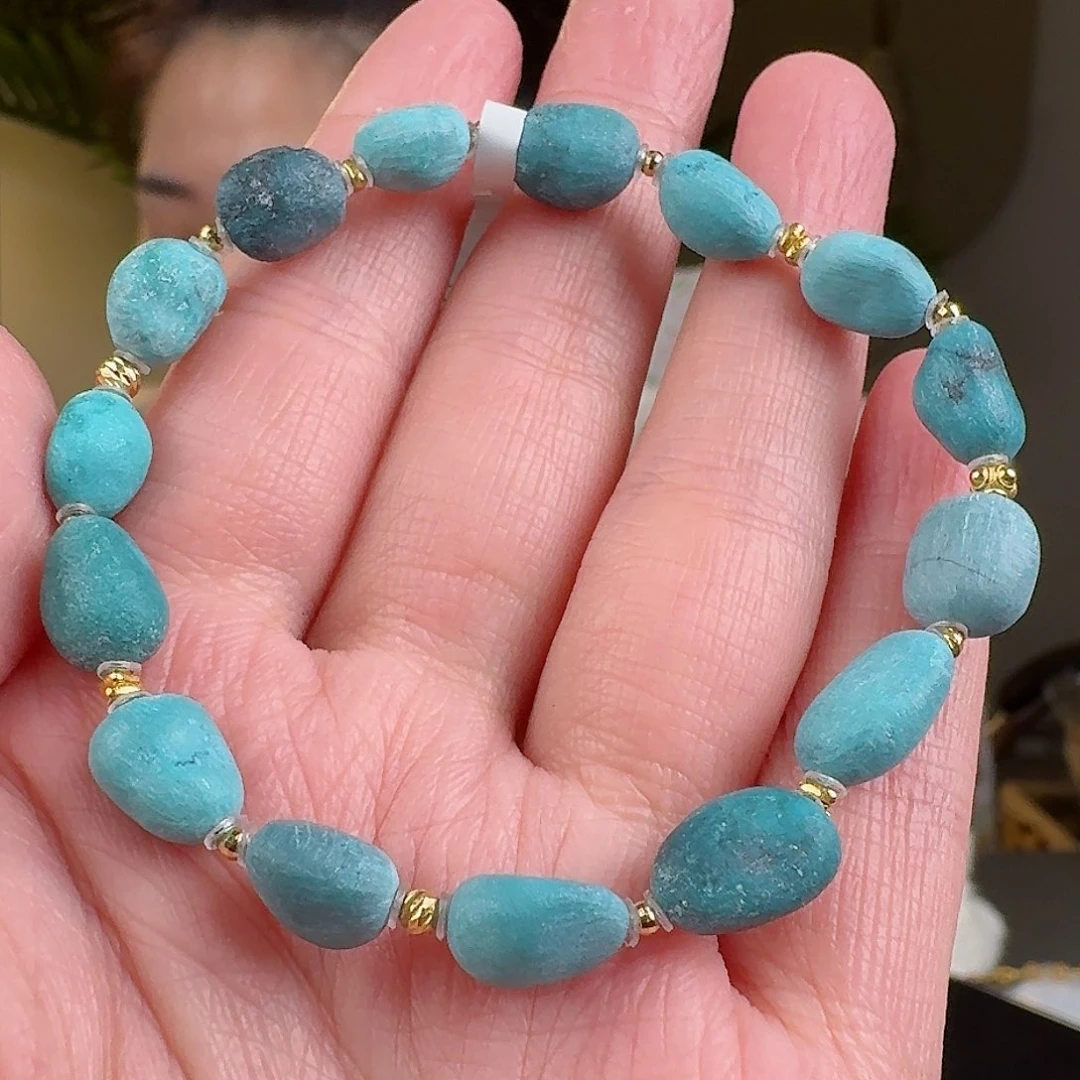 绿松石珠宝奇石未镶嵌