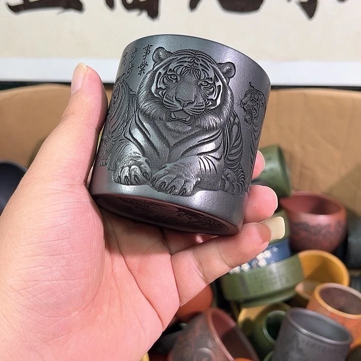 茶杯紫砂全手工紫砂主人杯