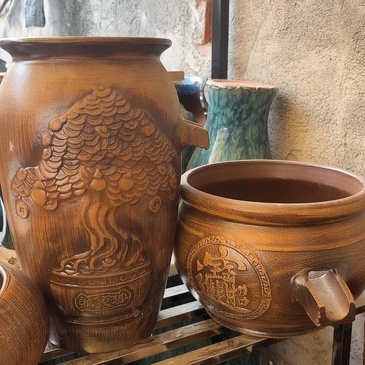 粗陶口径21/40，27/20进水口2.5厘米