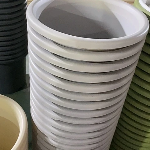 树脂四季8号5个无托灰白