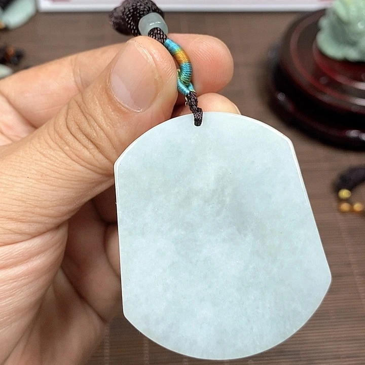颈饰未镶嵌翡翠天然翡翠玉A货配证书