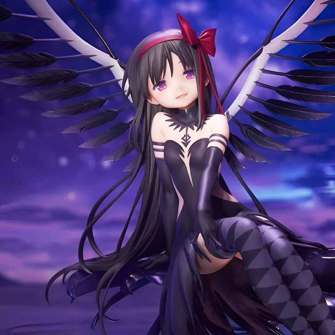 新款魔法少女小圆手办叛逆的物语恶魔晓美焰国产手办桌面摆件