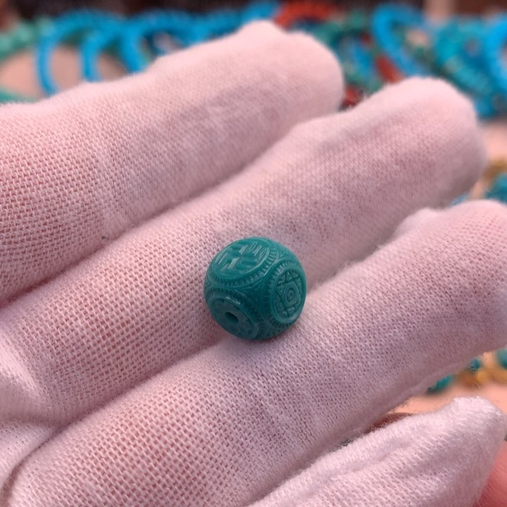 绿松石未镶嵌湖北天然原矿绿松石11