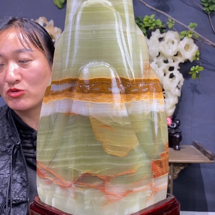 石材精品古青石摆件