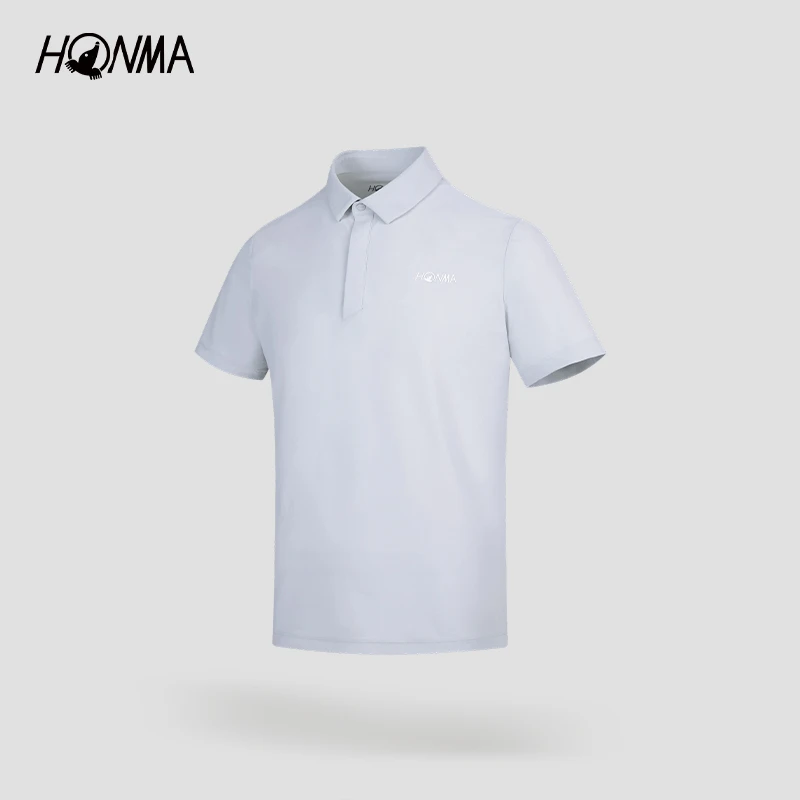 【专业高尔夫】}HONMA男士短袖POLO衫干爽亲肤翻领时尚HMLC707K303